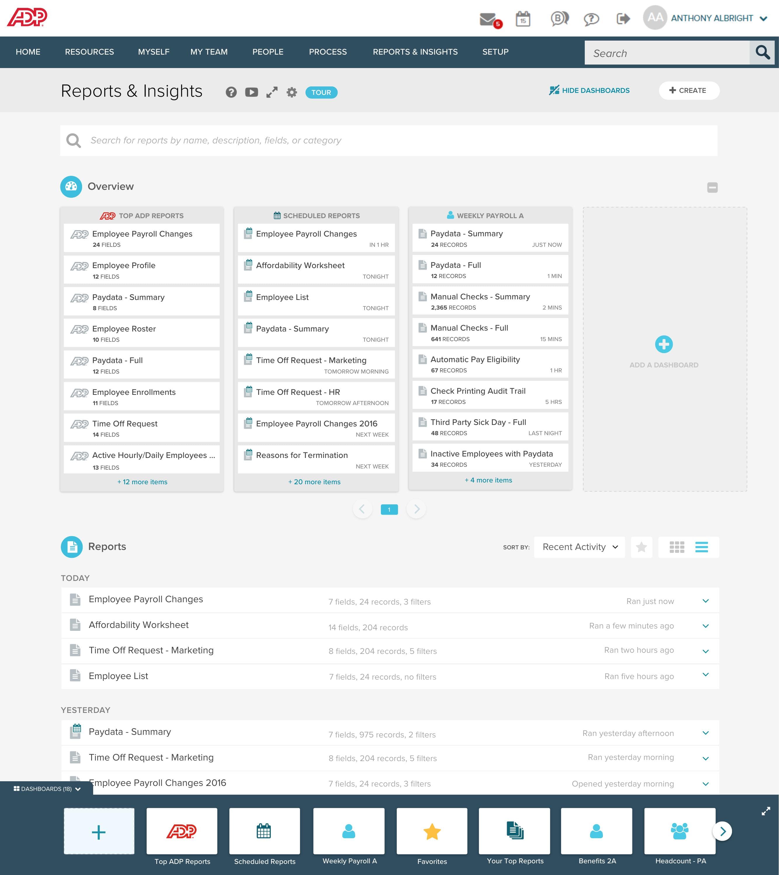 Reports & Insights