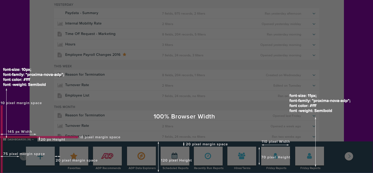 Widget config drawer
