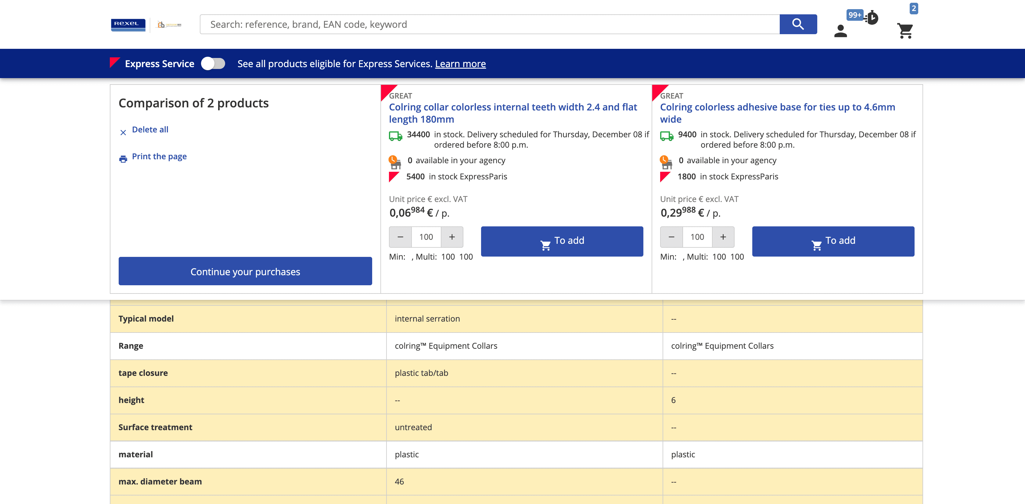 Product Compare