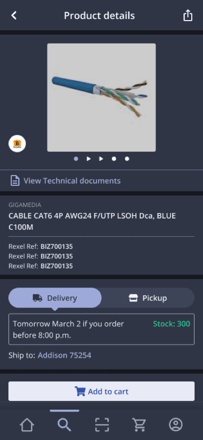 PDP · Cart Conflict · Dark