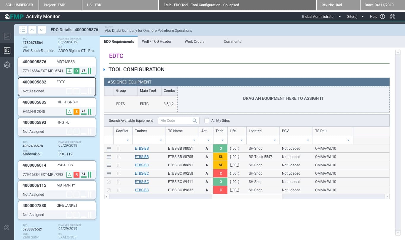 Tool Configuration