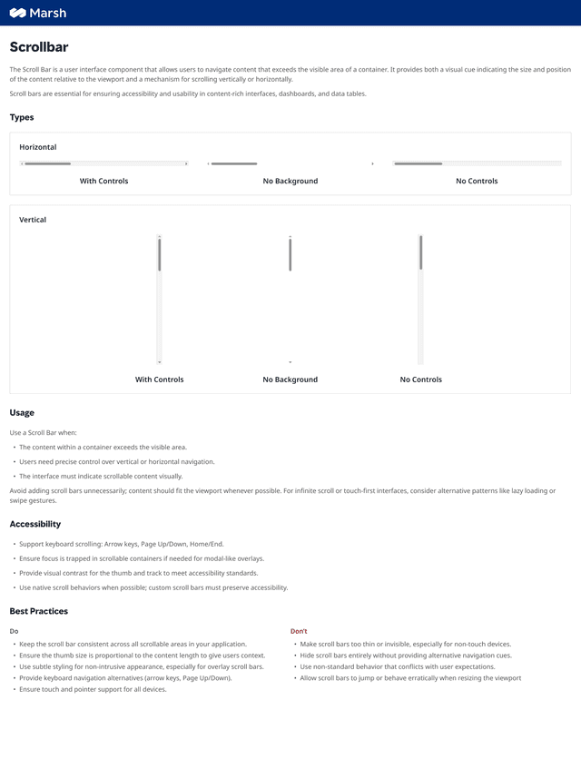 Scrollbar