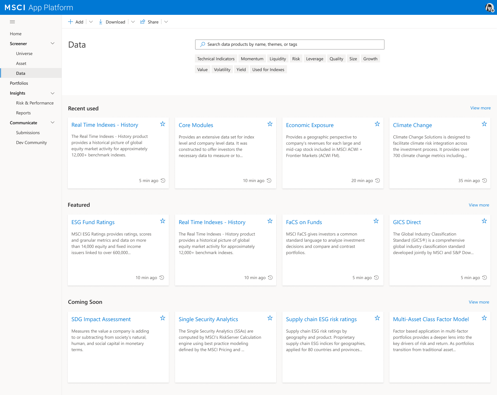 Data Marketplace